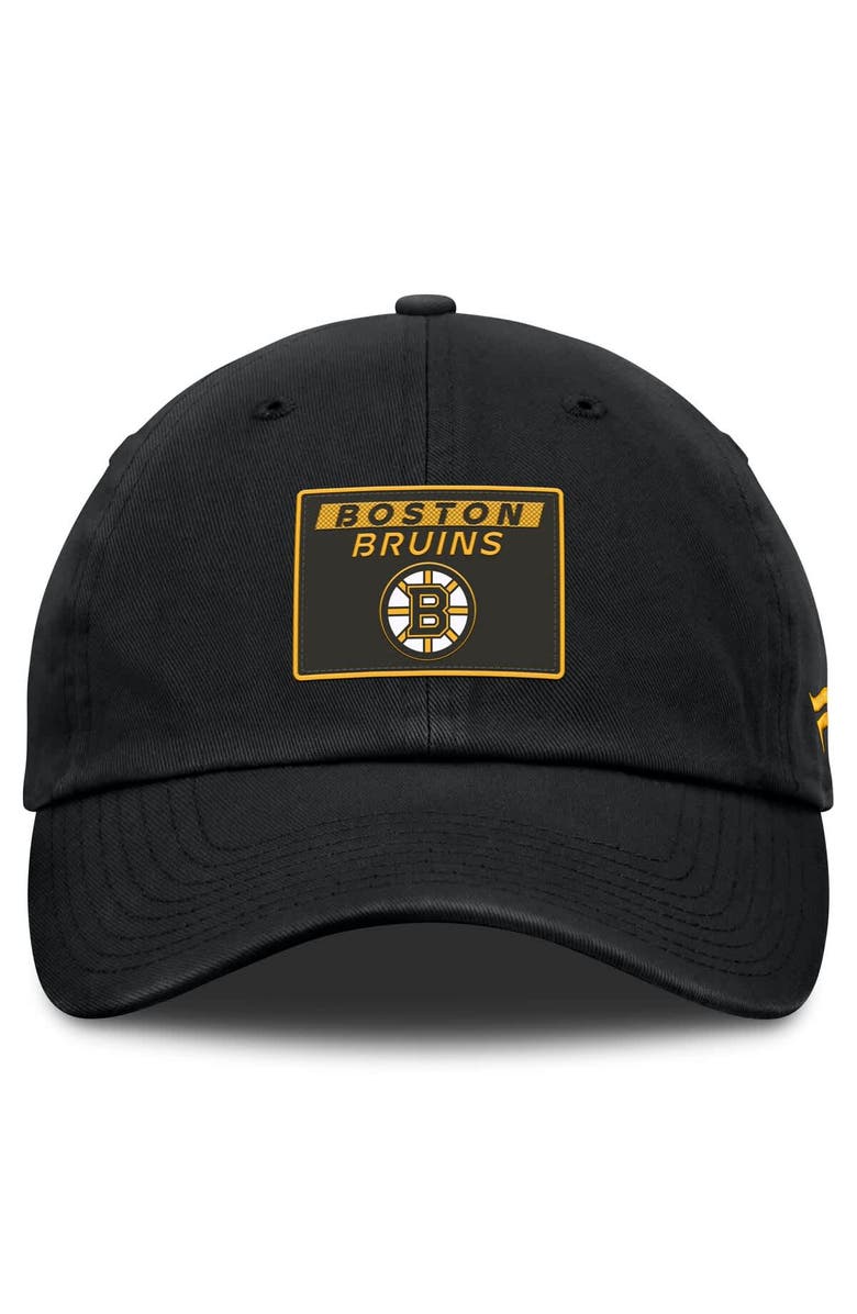 FANATICS Men's Fanatics Black Boston Bruins Authentic Pro Prime Adjustable Hat, Alternate, color, Black