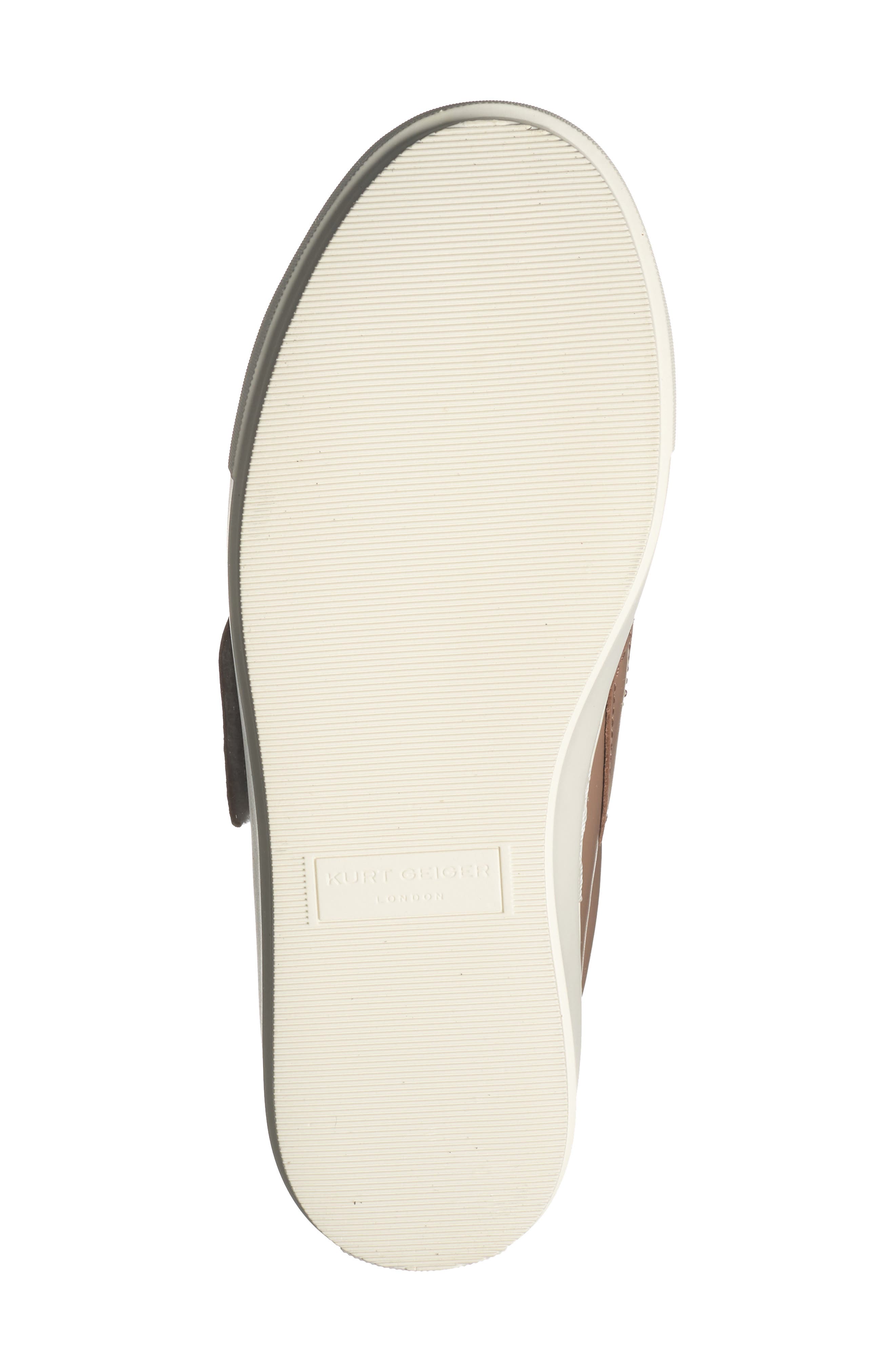 Kurt Geiger London Laney Bow Sneaker, Alternate, color, Taupe Comb