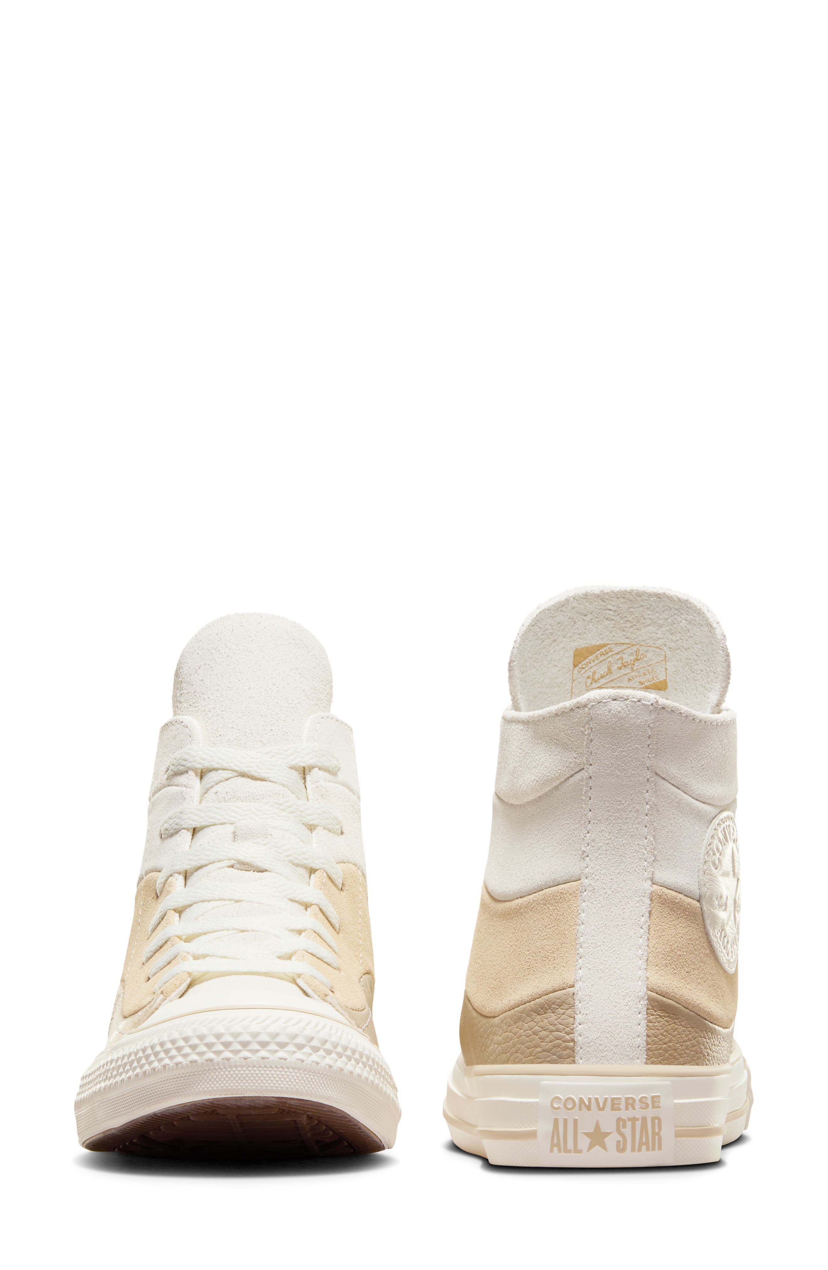 Converse Chuck Taylor<sup>®</sup> All Star<sup>®</sup> High Top Sneaker, Alternate, color, Egret/Miso Glaze/Warm Quarry