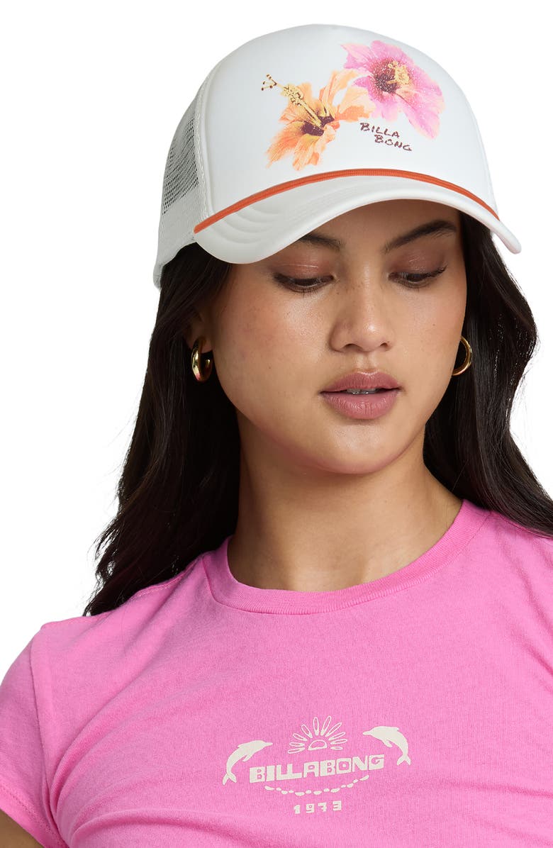 Billabong Grandpa Trucker Hat, Alternate, color, Salt Crystal