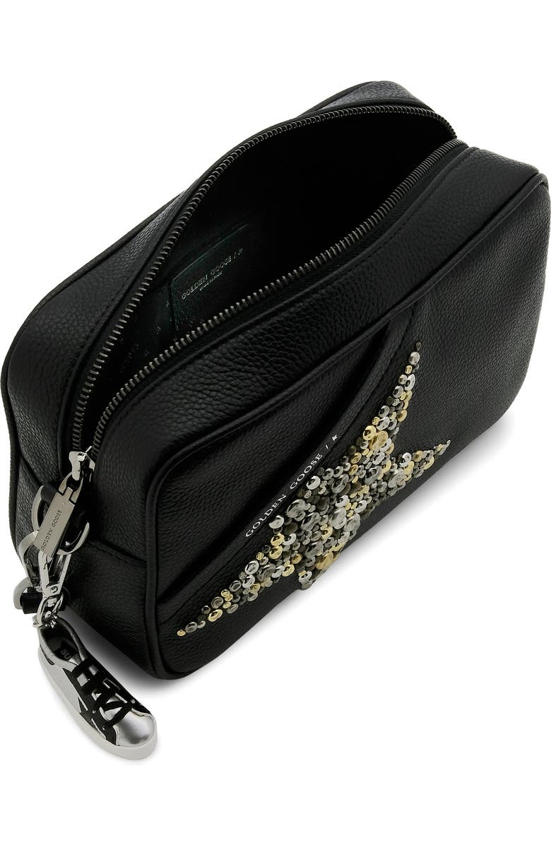 Golden Goose Star Studded Leather Camera Bag, Alternate, color,