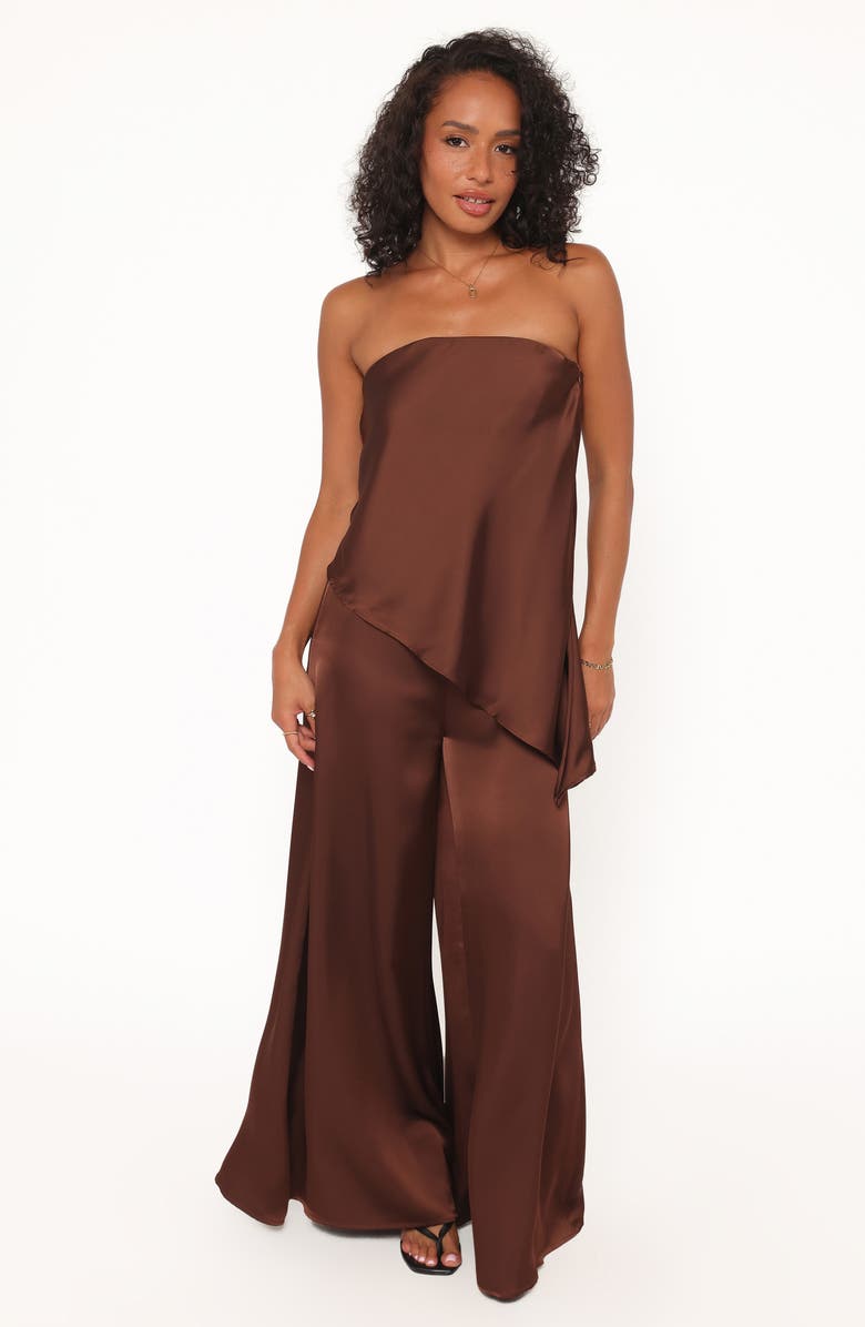 Petal & Pup Charmer Wide Leg Satin Pants, Alternate, color, 