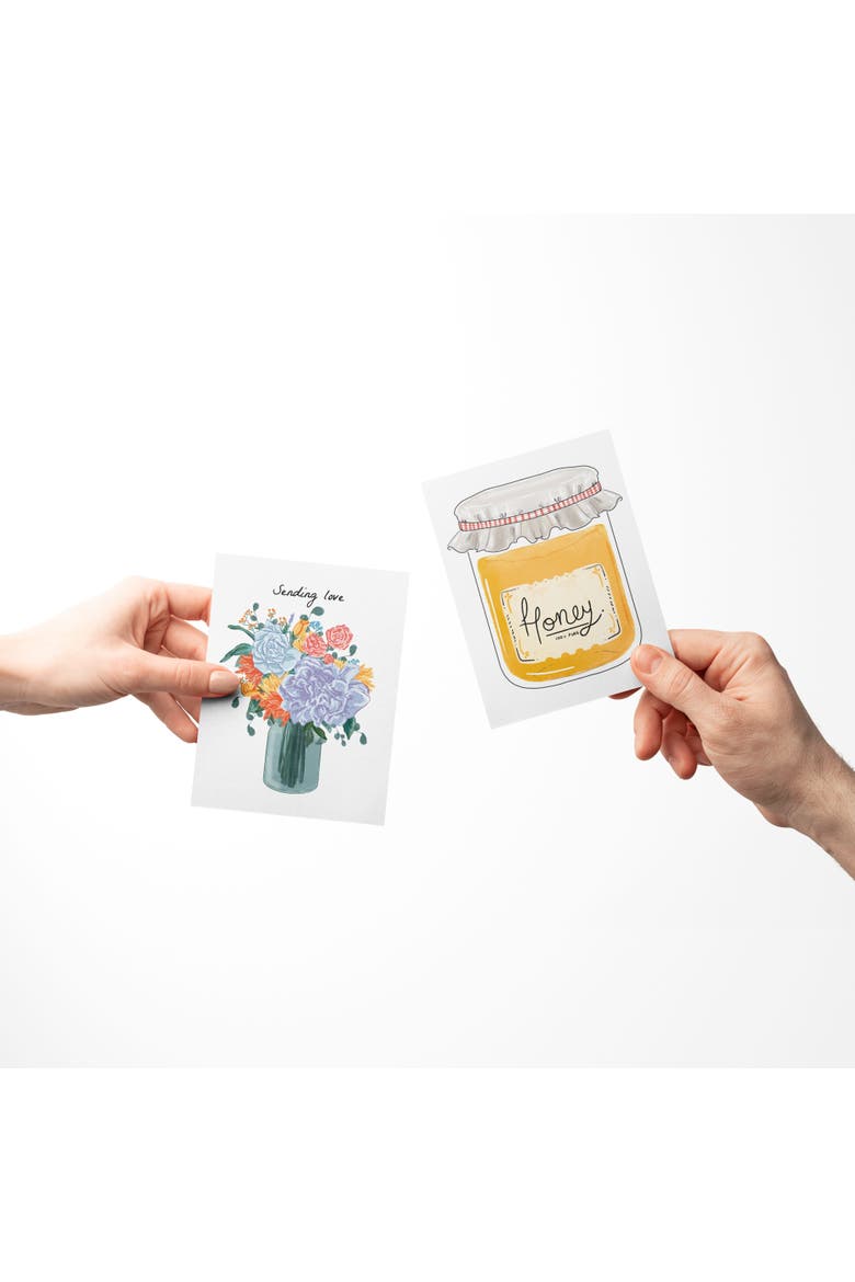 Everyday Greeting Card Pack (3ct) "Sending Love, Flowers, Honey", Alternate, color, Multi-Pack