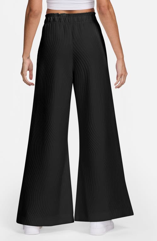 Nike Women's Serena Williams Design Crew High-waisted Knit Pants In Black/game Royal