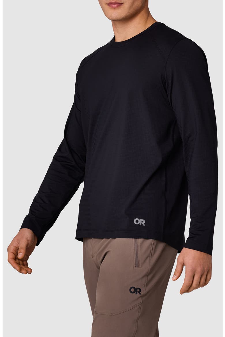 Vigor LT Crewneck Sweatshirt, Alternate, color, BLACK