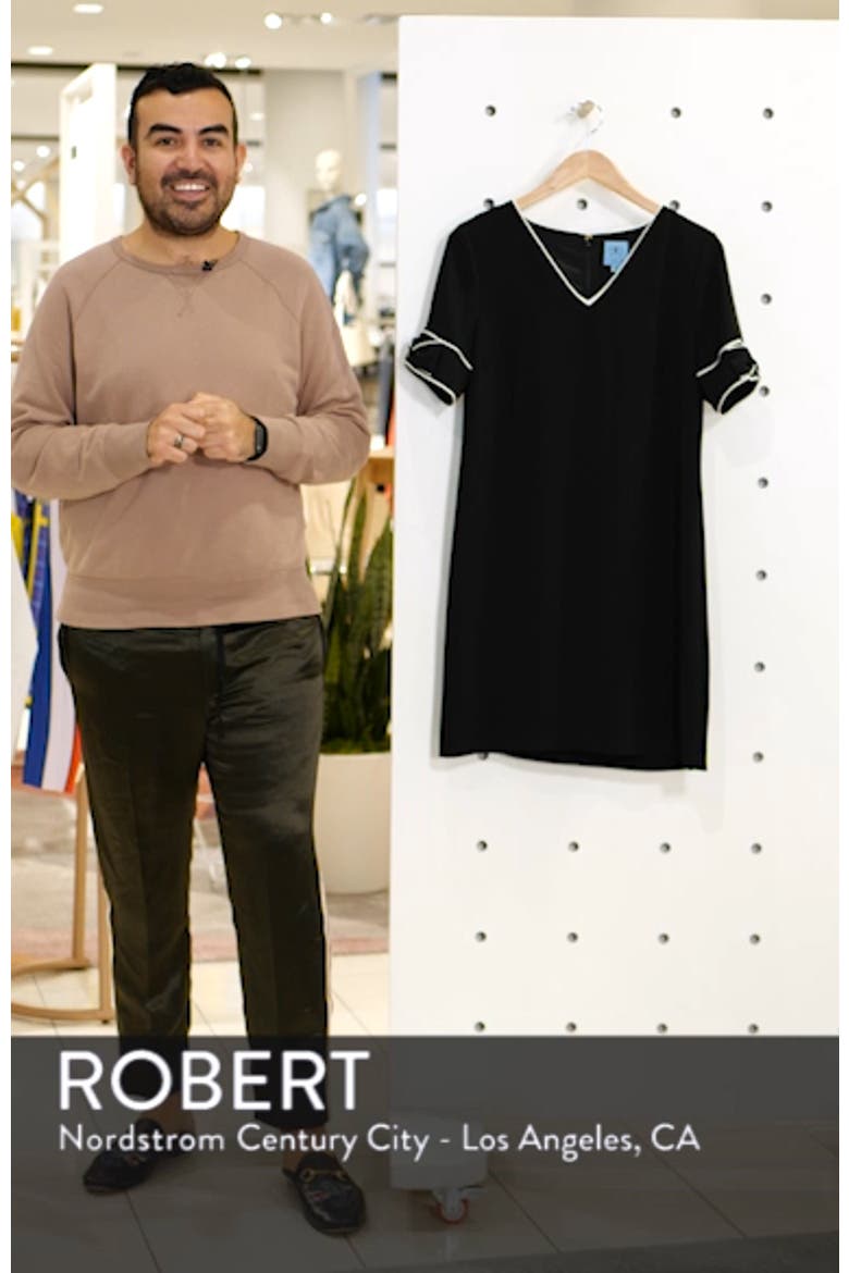 Bow Trim Shift Dress video