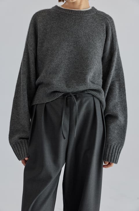 Cropped Wool Sweater