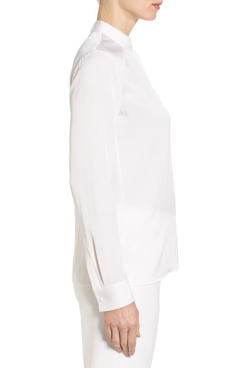 'Blusil' Stretch Silk Blouse, Alternate, color, SHEER PINK