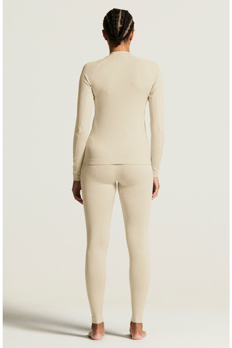 Warm Comfort Performance Long Sleeve T-Shirt, Alternate, color, PLASTER
