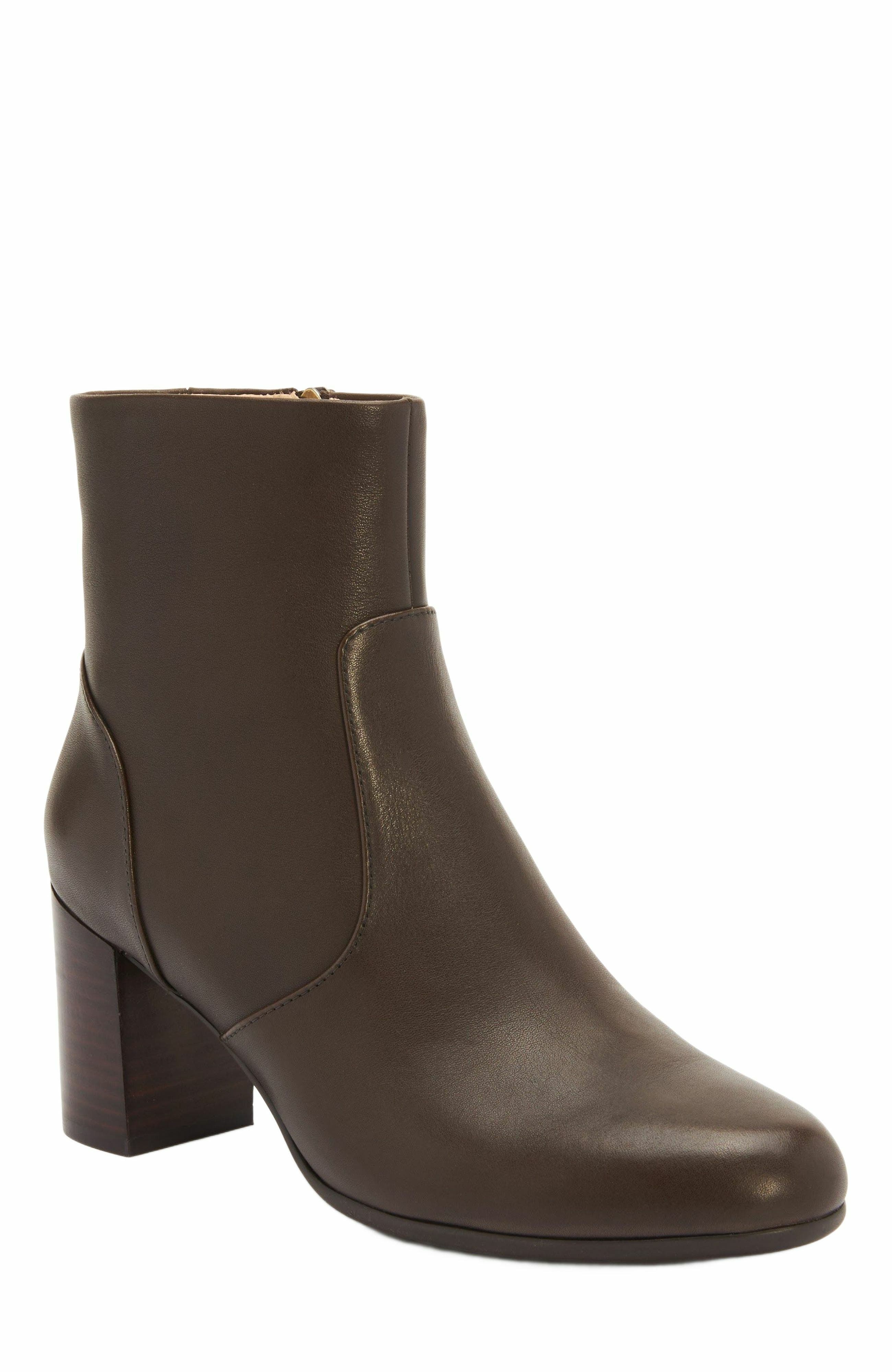 ABEO Tempo Ankle Boot, Main, color, Dark Brown - Regular