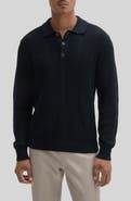 Robert Barakett Mercato Long Sleeve Polo Sweater
