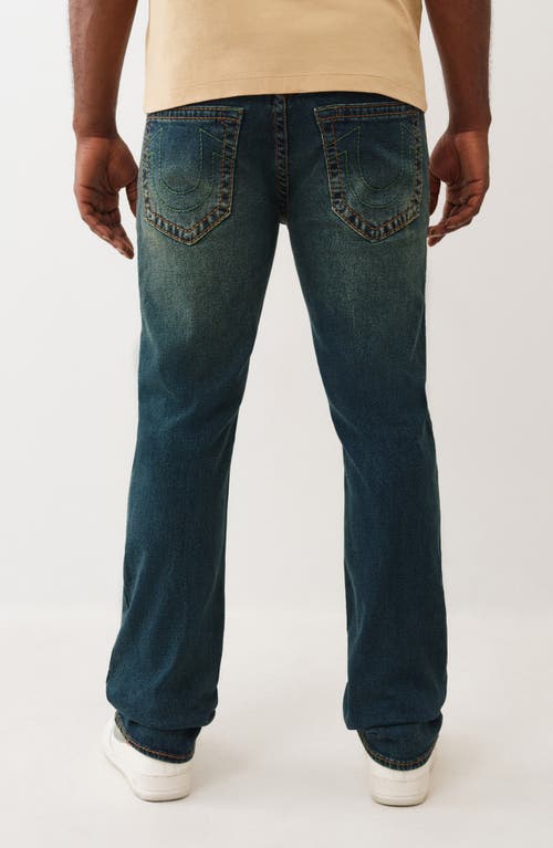 True Religion Ricky Big T-flap Straight Leg Jeans In Blue