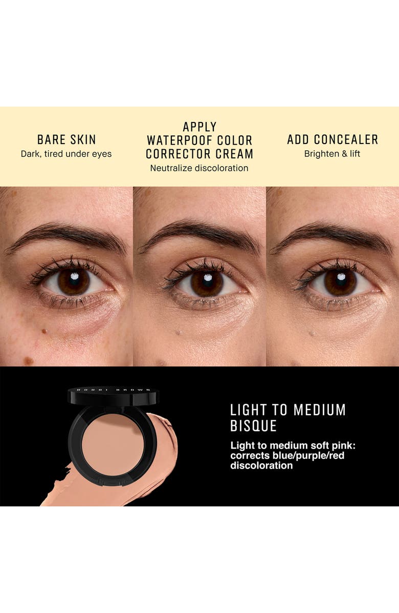 Bobbi Brown Waterproof Color Corrector Cream, Alternate, color, Light To Medium Bisque-P