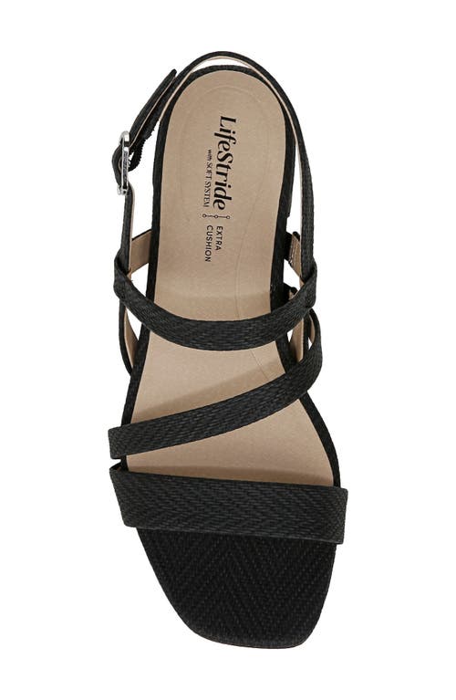 Shop Lifestride Janet Slingback Sandal In Black