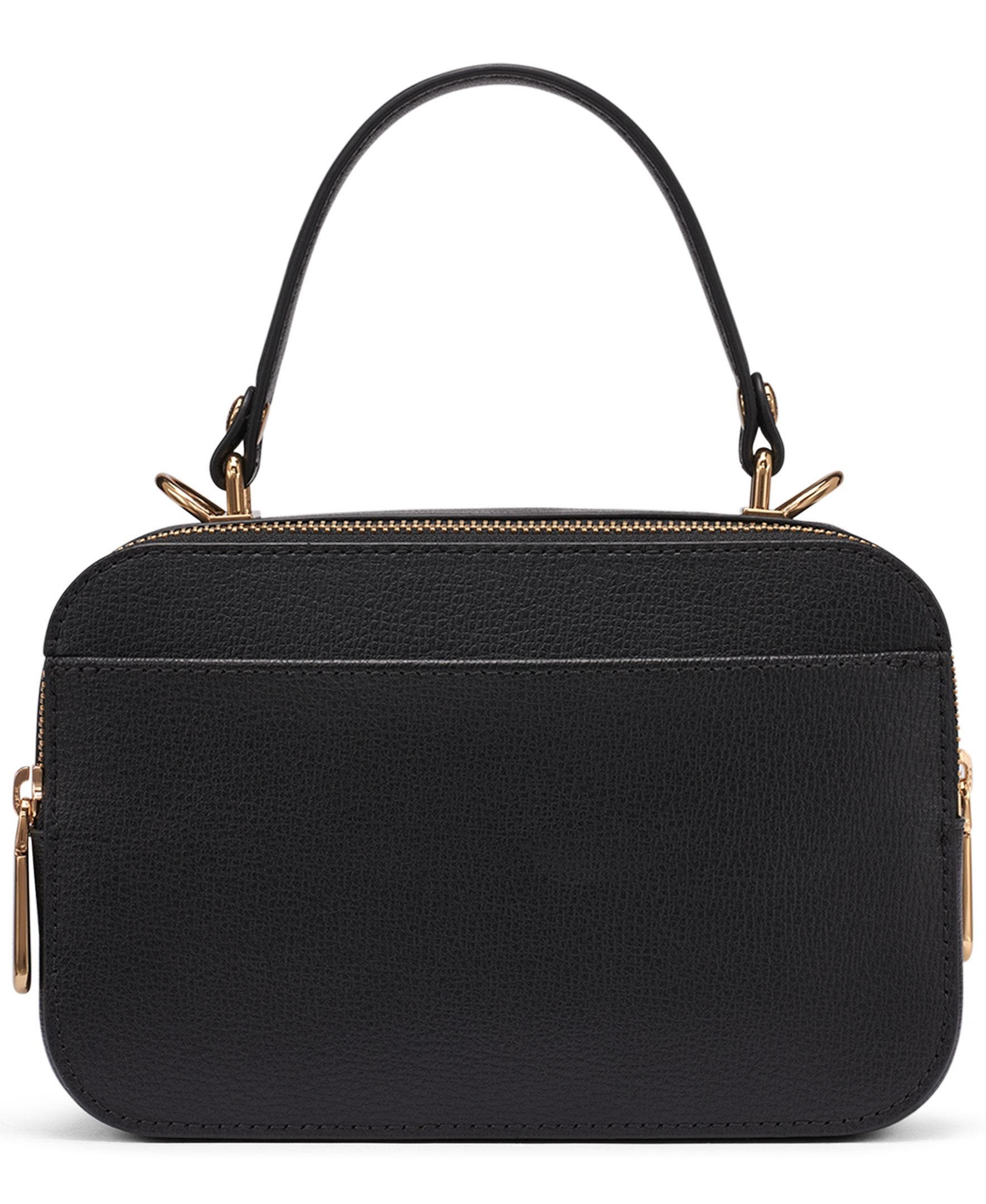 KARL LAGERFELD PARIS Simone Canvas Crossbody, Alternate, color, Natural/Black