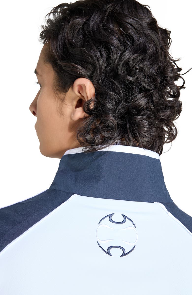 adidas Teamgeist Half-Zip Pullover, Alternate, color, Crystal Sky/ /