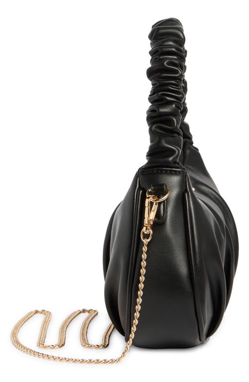 Urban Expressions Handbags Ruched Shoulder Bag In Black