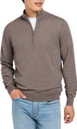 Faherty Movement Performance Quarter Zip Sweater