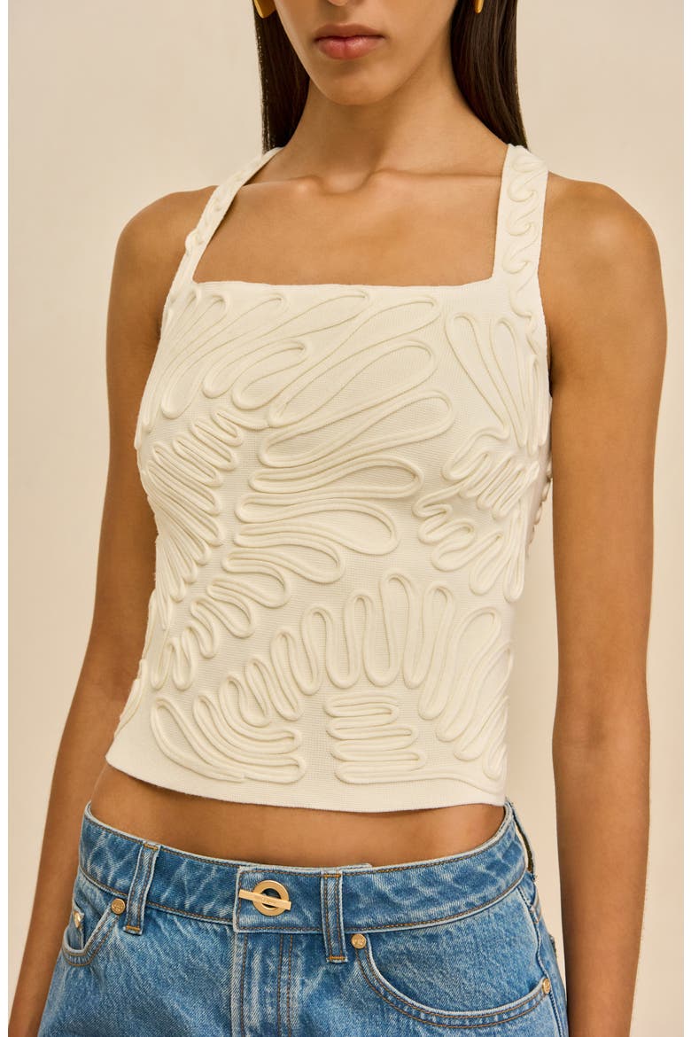 Stella Soutache Tank, Alternate, color, OFF WHITE