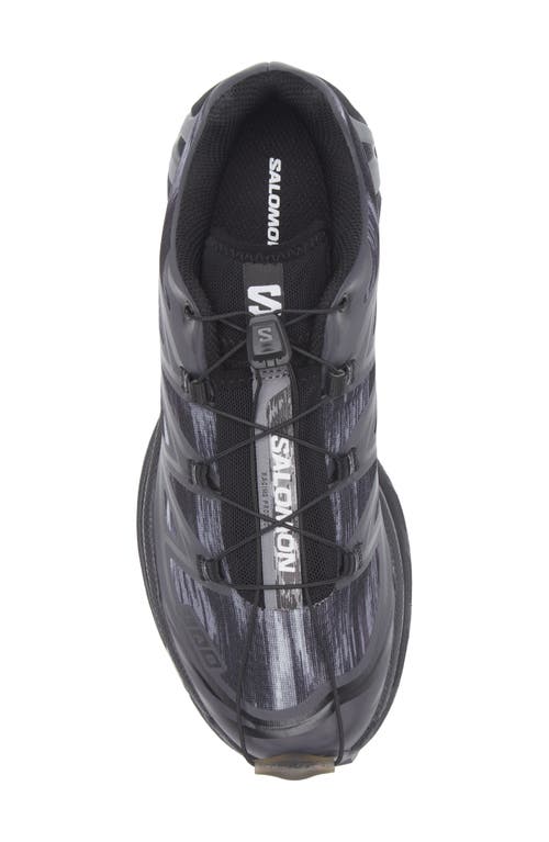 Salomon Gender Inclusive Xt-6 Camo Trail Shoe In Black