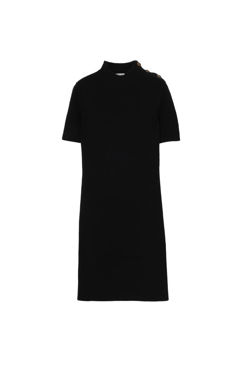 Cashmere Dress, Alternate, color, Black