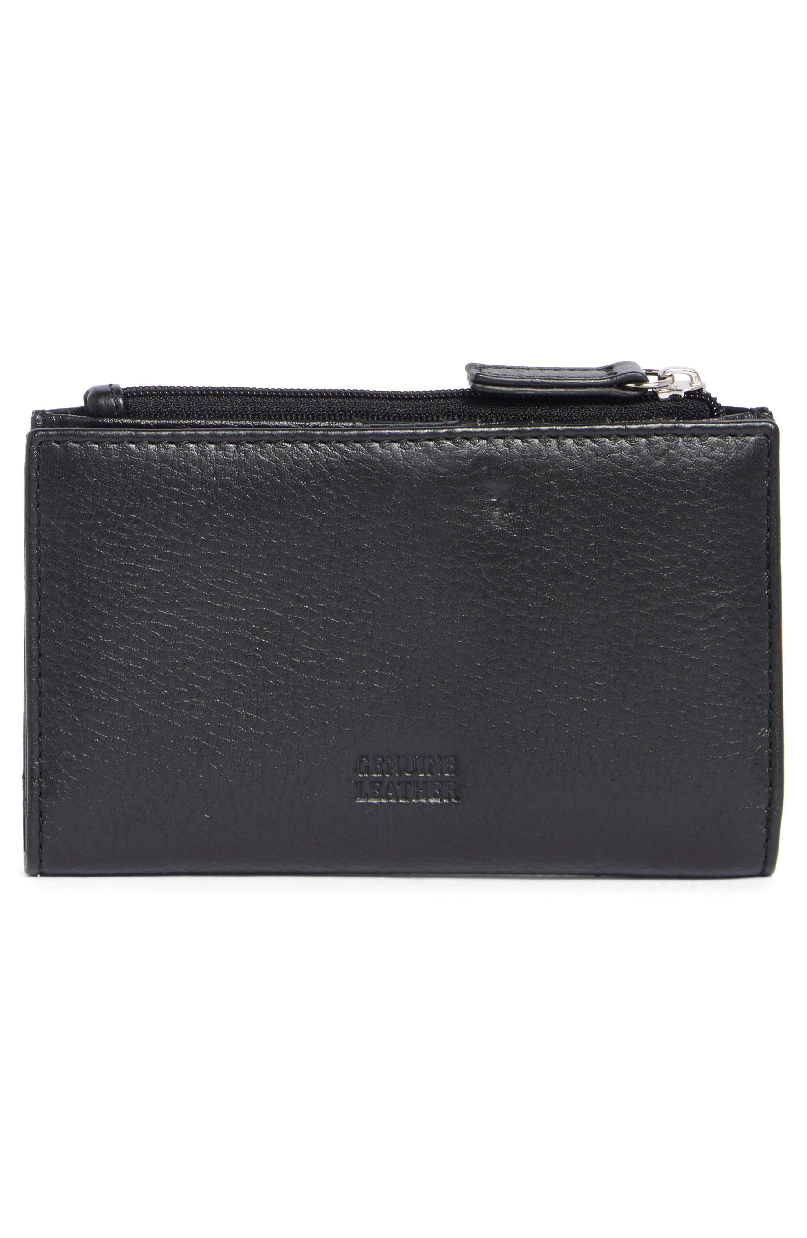 MUNDI SMALL LEATHER GOODS Delilah Slim Bifold Card Wallet (Women ...