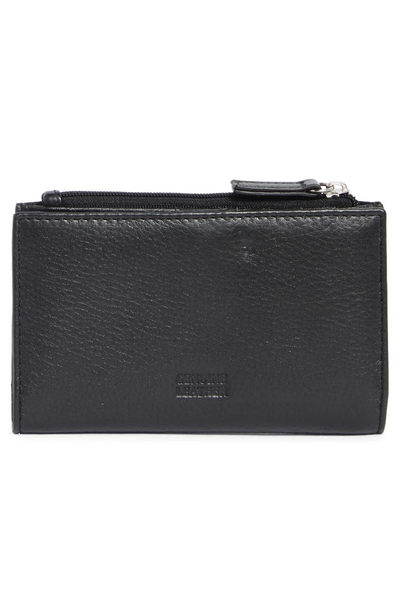 MUNDI SMALL LEATHER GOODS Delilah Slim Bifold Card Wallet, Alternate, color, Black