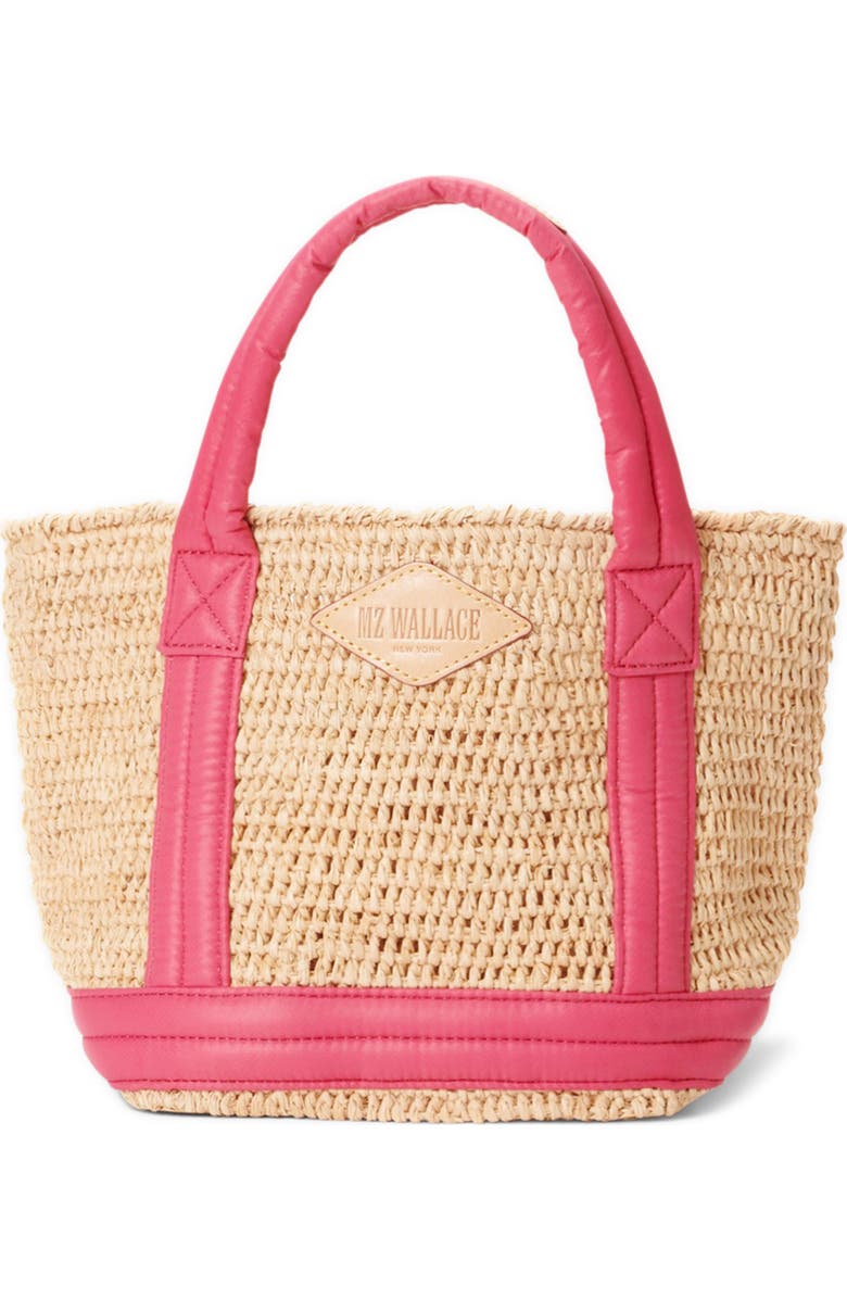 MZ Wallace Mini Raffia Tote, Main, color,