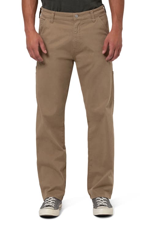 Oxford Loose Fit Cotton Stretch Twill Pants (Regular, Big & Tall)