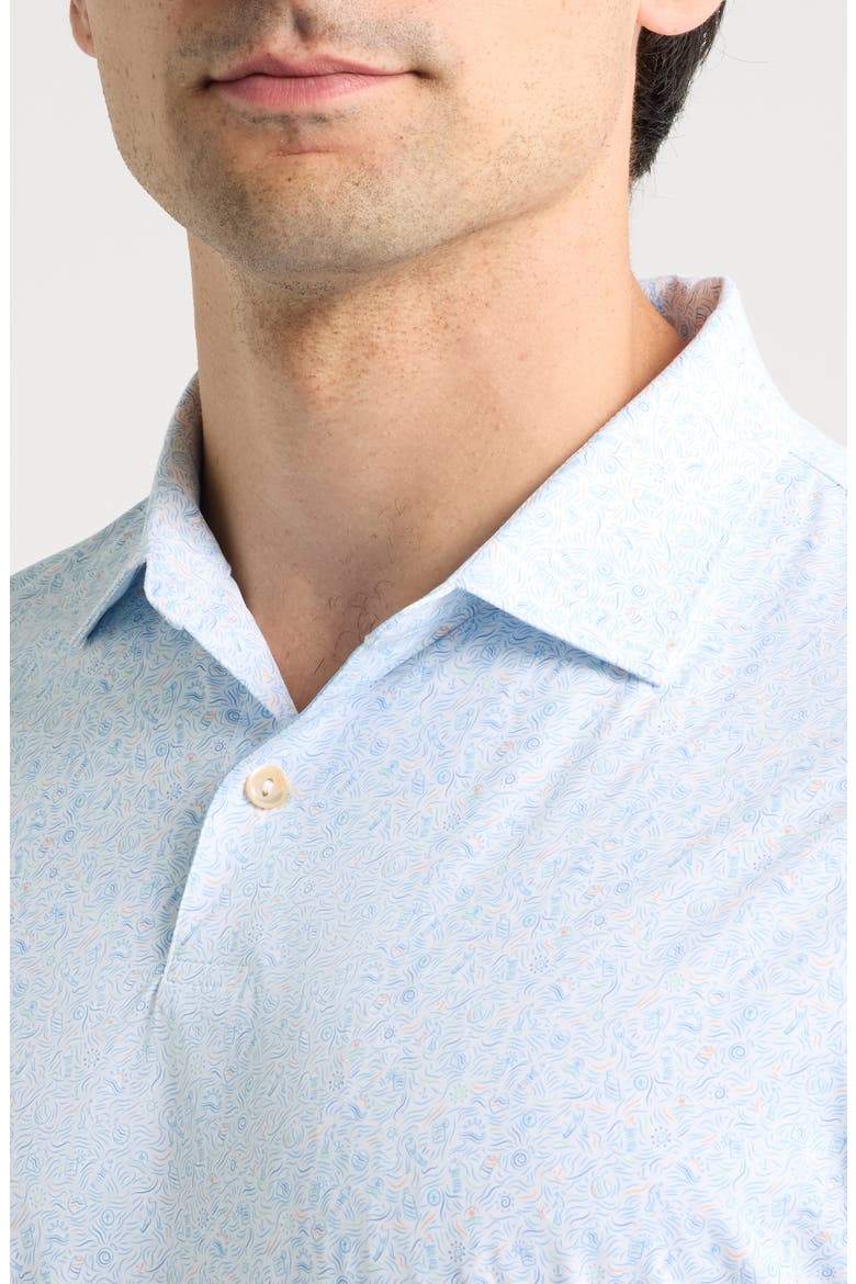 Water Hazard Featherweight Performance Polo, Alternate, color, BLUE/ WHITE