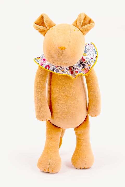 Emma, the lioness stuffed animal yellow