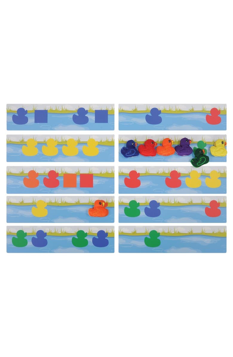 Kaplan Early Learning Company Color Sorting and Matching Ducks, Alternate, color, Multicolored