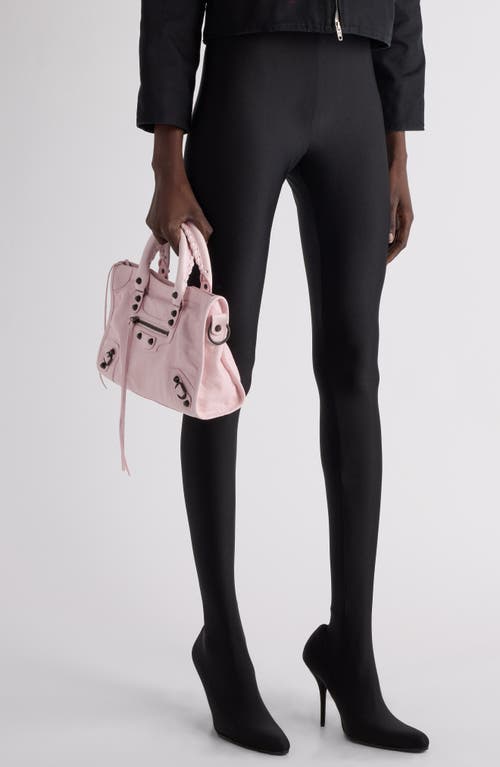 Balenciaga Small Le City Leather Satchel In 5723 Petal Pink