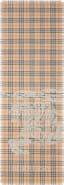 Burberry Equestrian Knight Design Check Wool Scarf