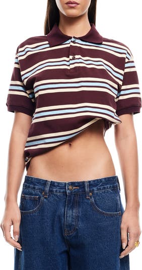 Leisure Stripe Cotton Polo Shirt