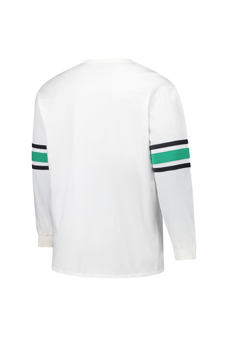 Men's '47 White Philadelphia Eagles Big & Tall Premier Brex Long Sleeve T-Shirt, Alternate, color, White
