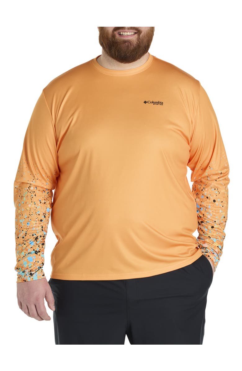 Columbia Big & Tall Terminal Tackle PFG x Bentley Long-Sleeve Graphic T-Shirt, Alternate, color, Summer Orange