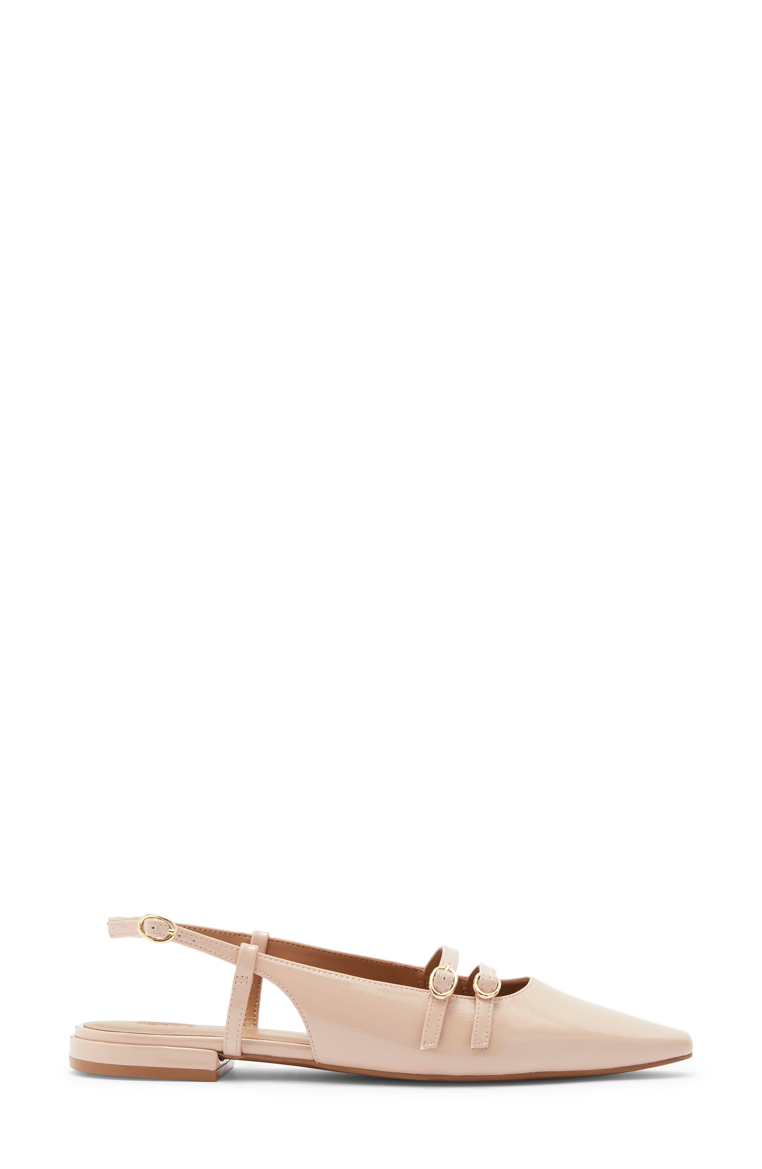 Capris Slingback Flat, Alternate, color, BEIGE ROSE