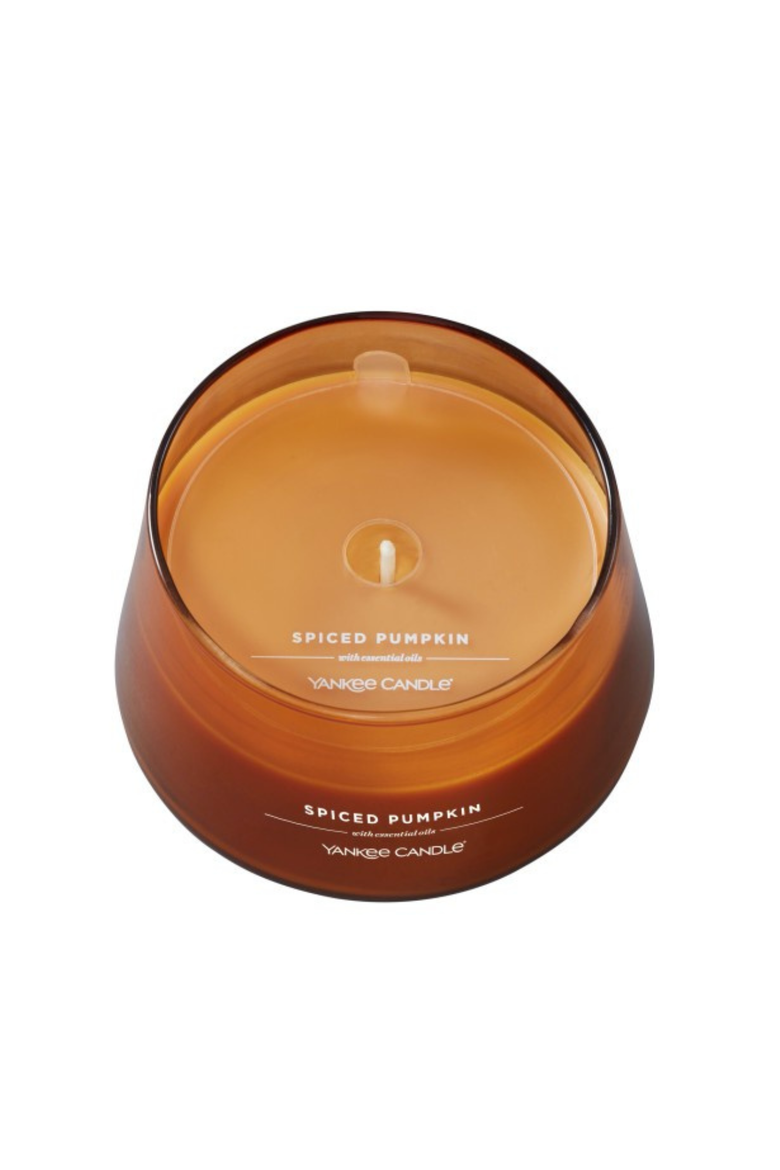 Spiced Pumpkin Studio Candle with Essential Oils, Set of 2, Alternate, color, Orange
