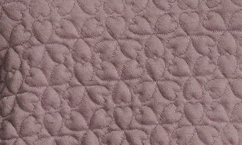 Splendid Heart Stitched Pullover & Jogger Pajamas In Pink