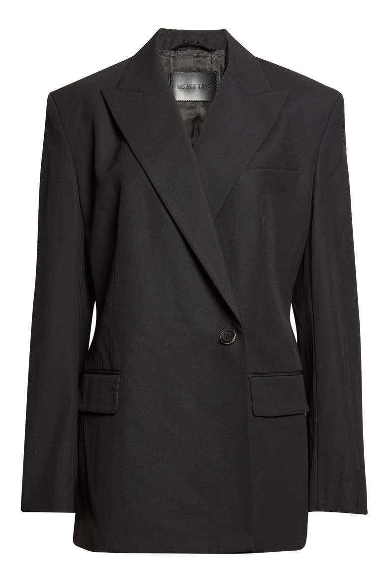 Belted Blazer, Main, color, BLACK