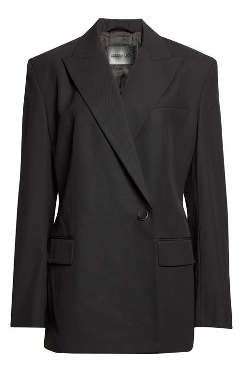 Helmut Lang Belted Blazer In Metallic