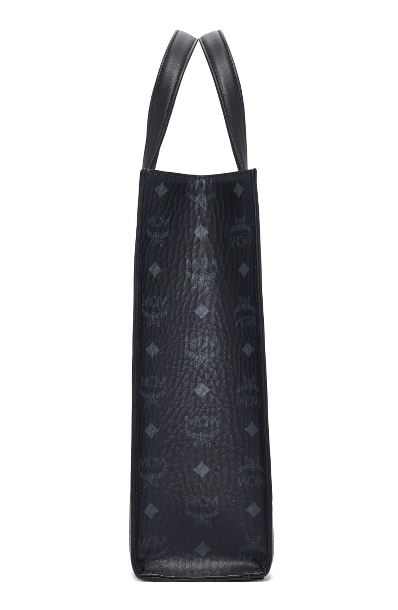 MCM Veritas Small Tote Bag, Alternate, color, 