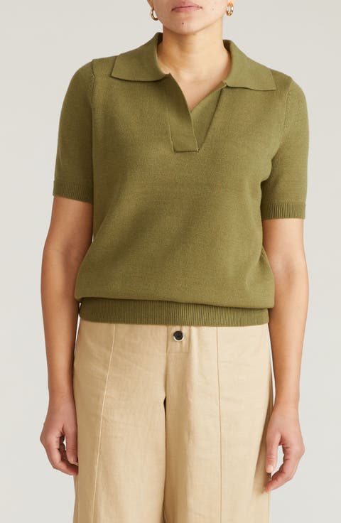 Short Sleeve Sweater (Regular & Plus)