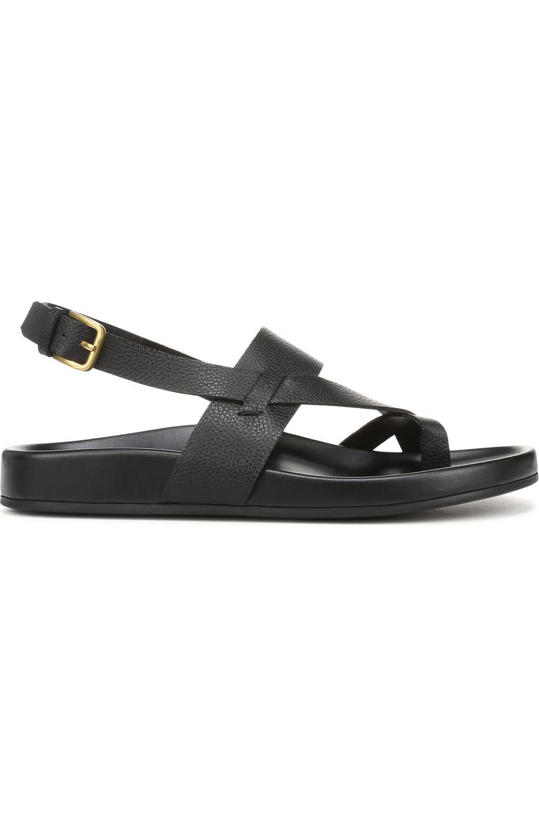 Franco Sarto Beryl Toe Loop Slingback Sandal, Alternate, color, Black