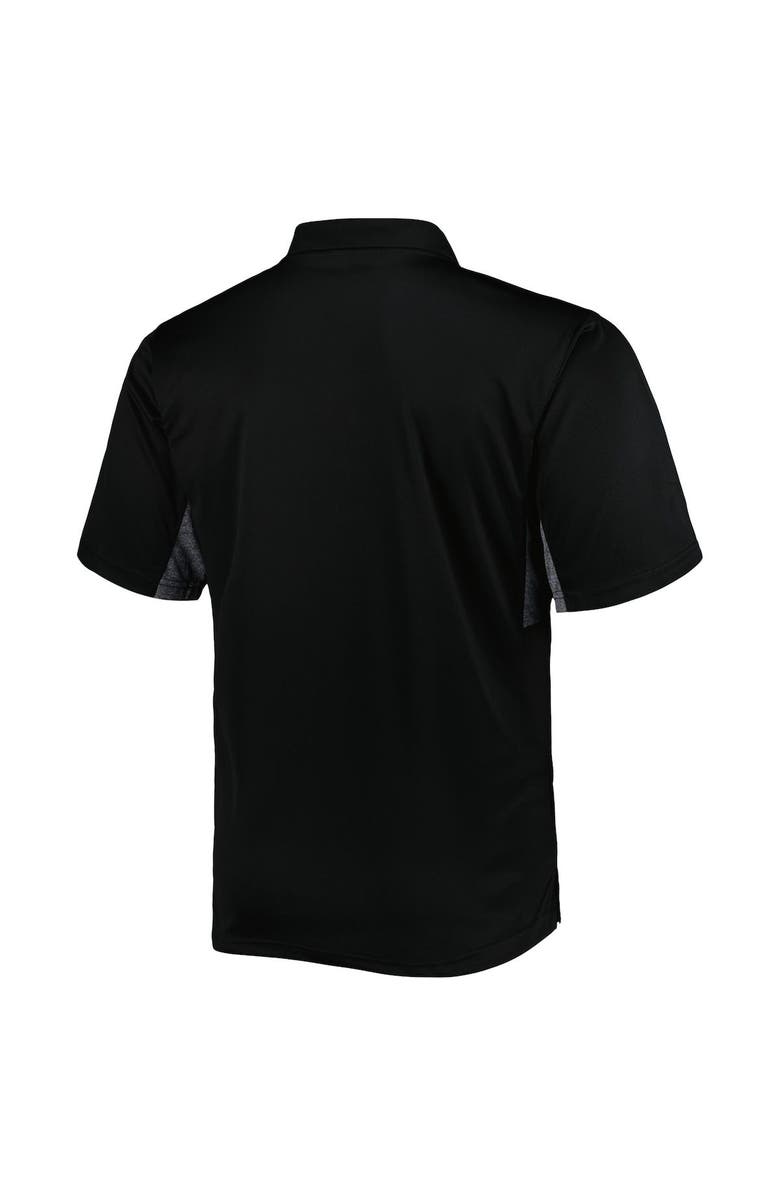 PROFILE Men's Black Carolina Panthers Big & Tall Team Color Polo, Alternate, color, 