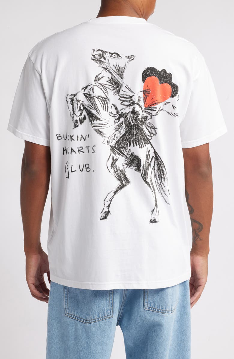 Carhartt Work In Progress Pepe Broken Hearts Club Organic Cotton Graphic T-Shirt, Alternate, color, 