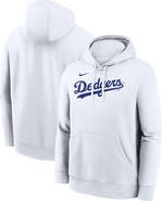 Nike Men's Nike White Los Angeles Dodgers Dri-Fit Club Hoodie