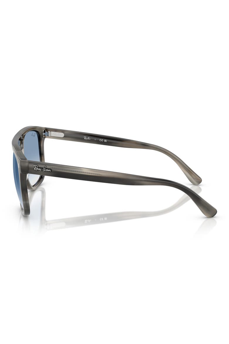 55mm Square Sunglasses, Alternate, color, BLUE GRADIENT