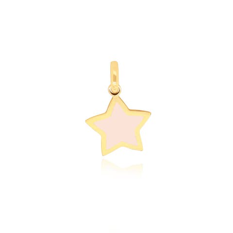 Pink Pearl Star Charm